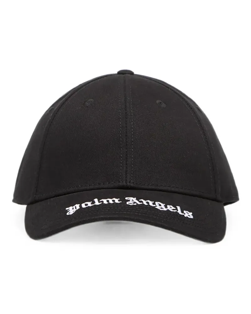 Palm Angels curved logo-visor baseball cap - Schwarz Schwarz