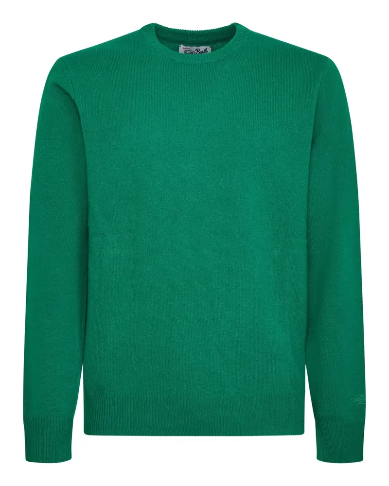 MC2 Saint Barth Pullover mit Logo-Stickerei - Grün Grün