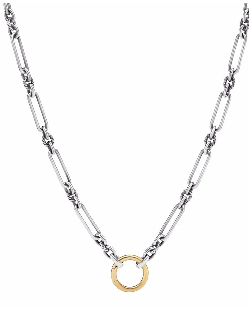 David Yurman 18kt Lexington Gelbgoldhalskette - Silber Silber