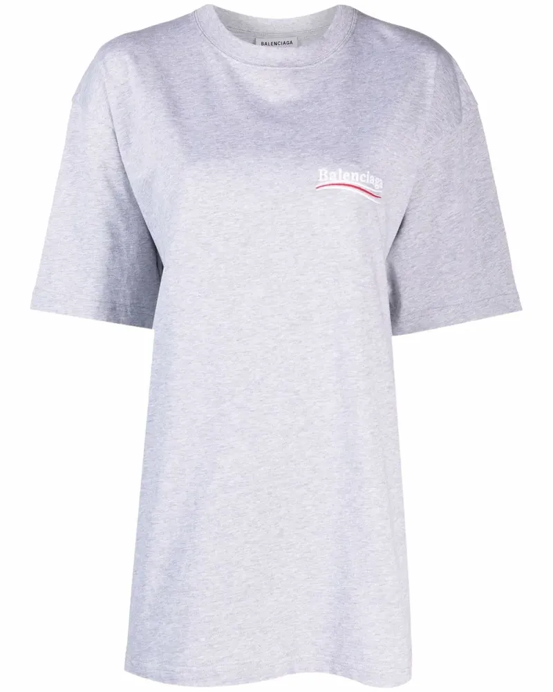 Balenciaga Political Campaign T-Shirt - Grau Grau
