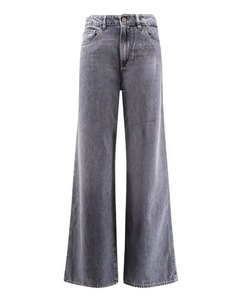 3x1 faded wide-leg jeans - Grau Grau