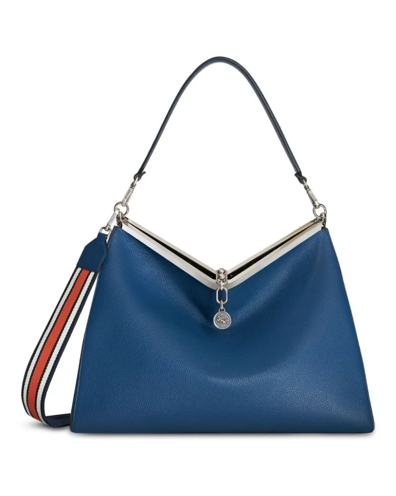Etro Vela Schultertasche - Blau Blau