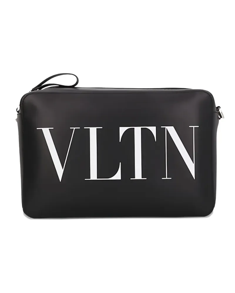 Valentino Garavani Schultertasche mit Logo-Print - Schwarz Schwarz