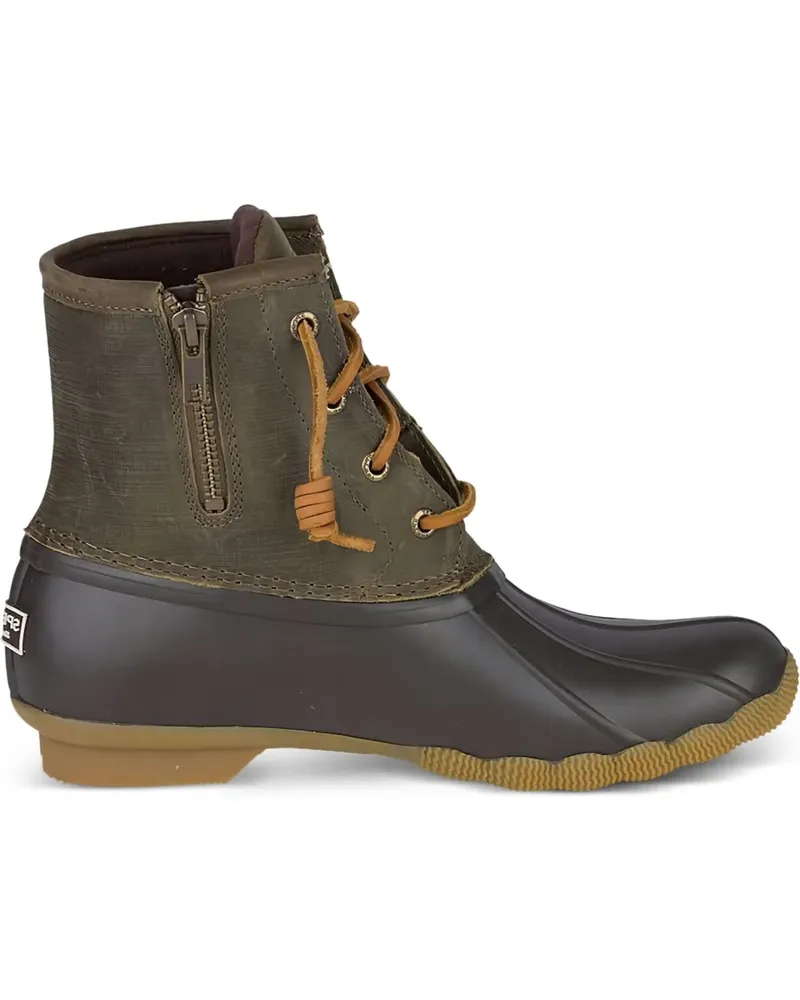 Sperry Top Sider Saltwater "Grey" Stiefel - Grün Grün