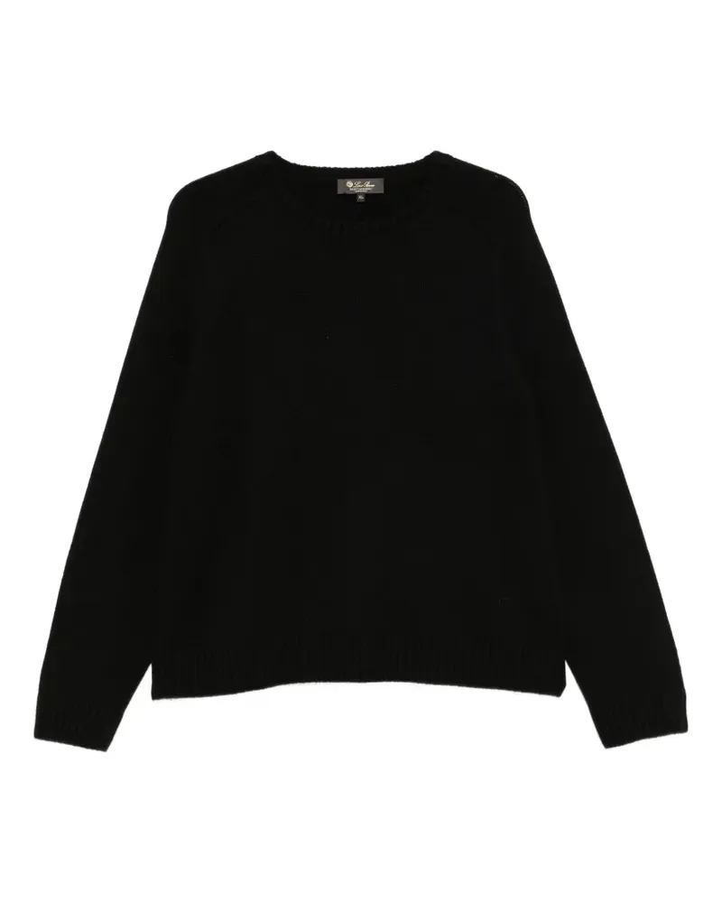 Loro Piana Parksville Pullover mit rundem Ausschnitt - Schwarz Schwarz