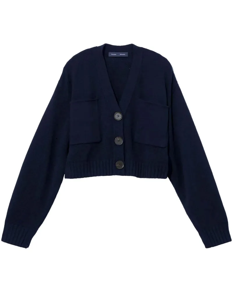 Proenza Schouler Sofia Cardigan - Blau Blau