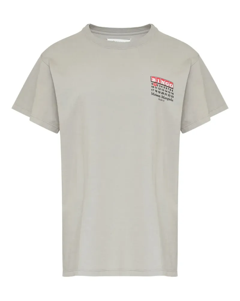 Maison Margiela T-Shirt mit Nummern-Print - Nude Nude