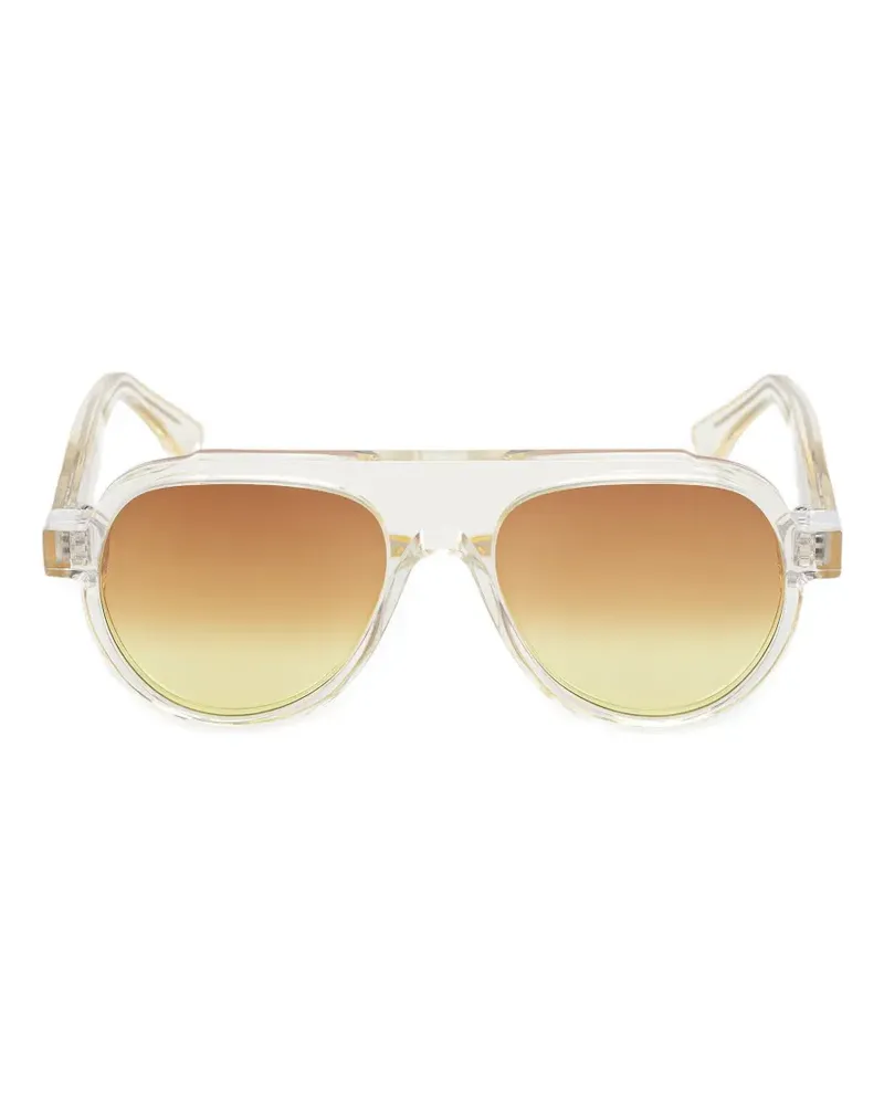 Thierry Lasry Dynasty pilot-frame sunglasses - Nude Nude