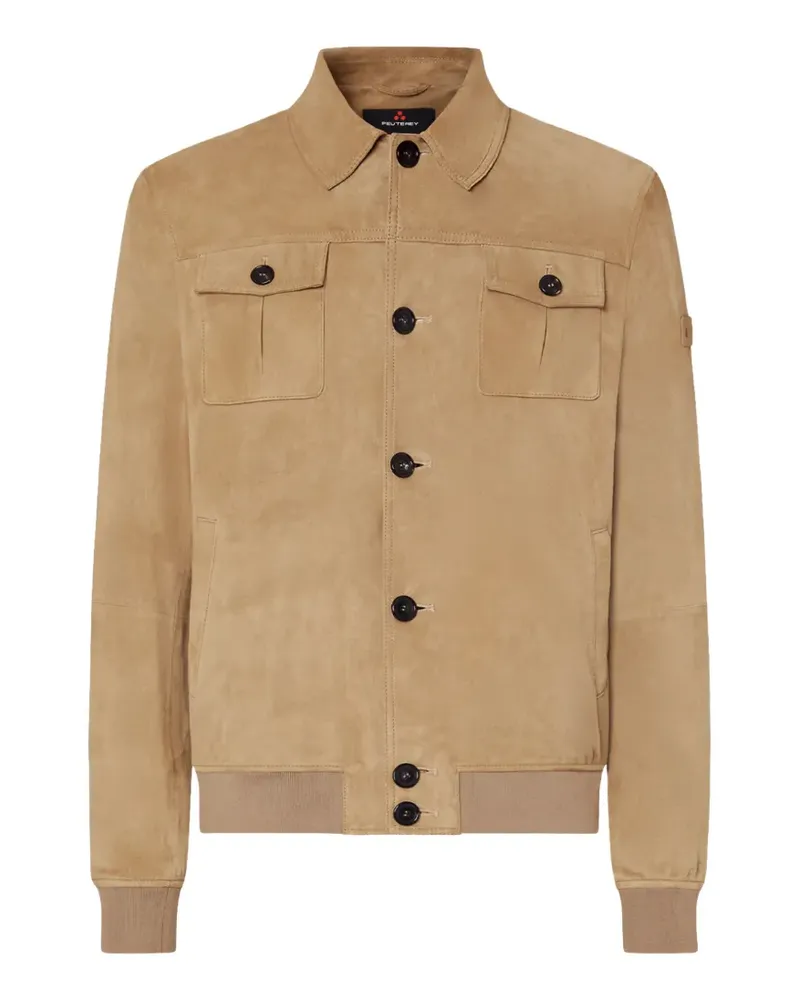 Peuterey chest-pocket jacket - Nude Nude