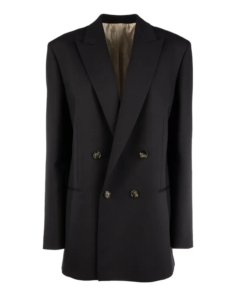 Alberta Ferretti double-breasted blazer - Blau Blau