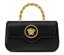 La Medusa Mini-Tasche aus Satin - Schwarz