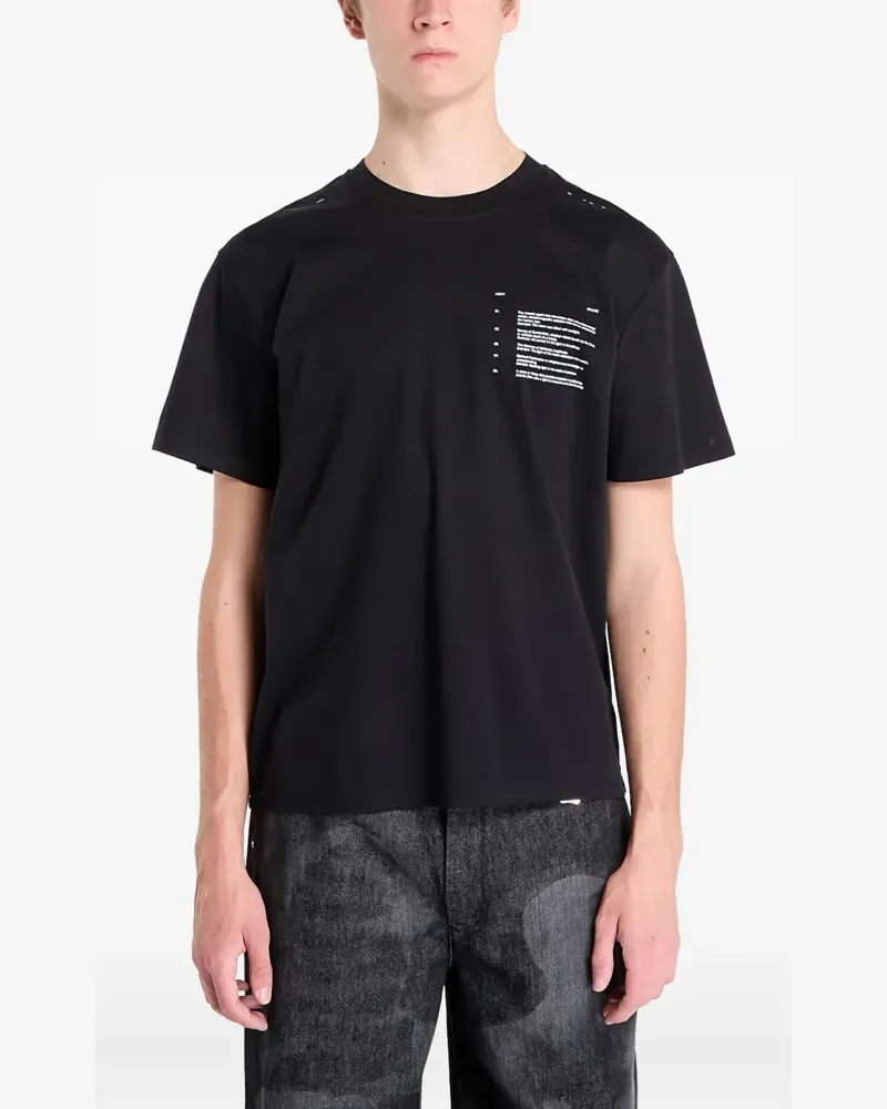 Heliot Emil Photon T-shirt - Schwarz Schwarz