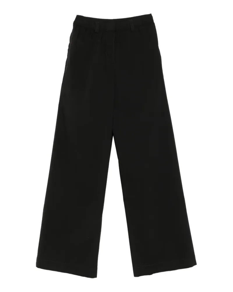 ASPESI elasticated-waist trousers - Schwarz Schwarz