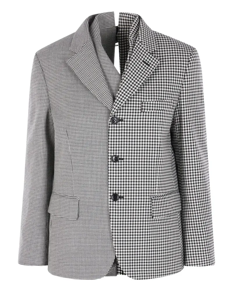 Comme des Garçons Einreihiges Sakko - Weiß Weiß