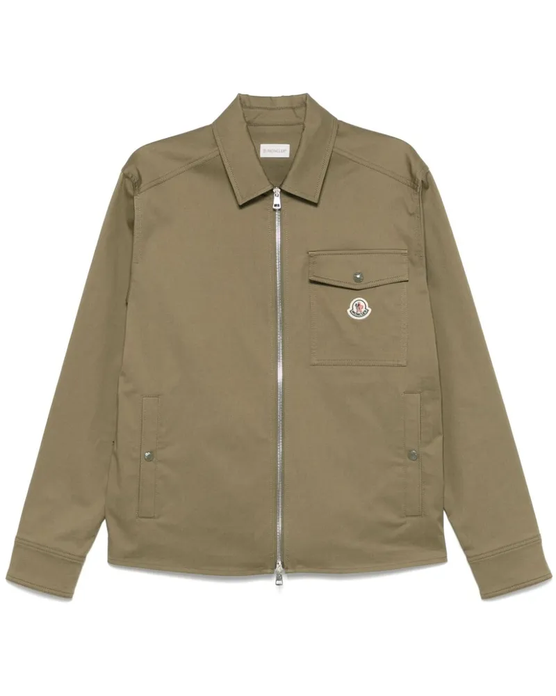 Moncler Hemdjacke mit Reißverschluss - Grün Grün