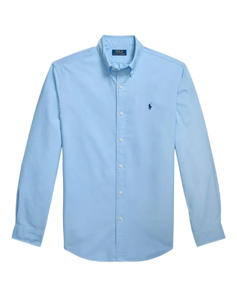 Ralph Lauren Stückgefärbtes Oxford-Hemd - Blau Blau