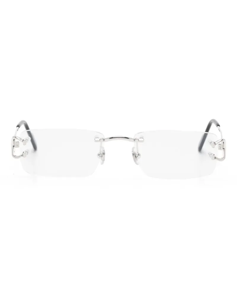Cartier Décor C rimless glasses - Silber Silber