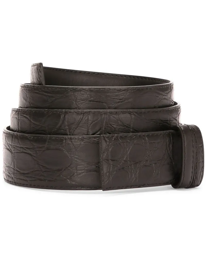 Dolce & Gabbana Klassischer Gürtel - Schwarz Schwarz