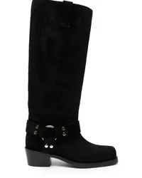 Paris Texas Roxy Stiefel aus Wildleder 45mm Schwarz