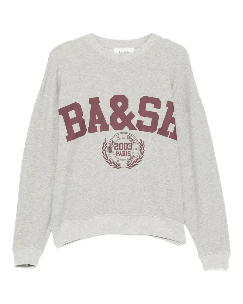 ba&sh Sweatshirt mit Logo-Print - Grau Grau
