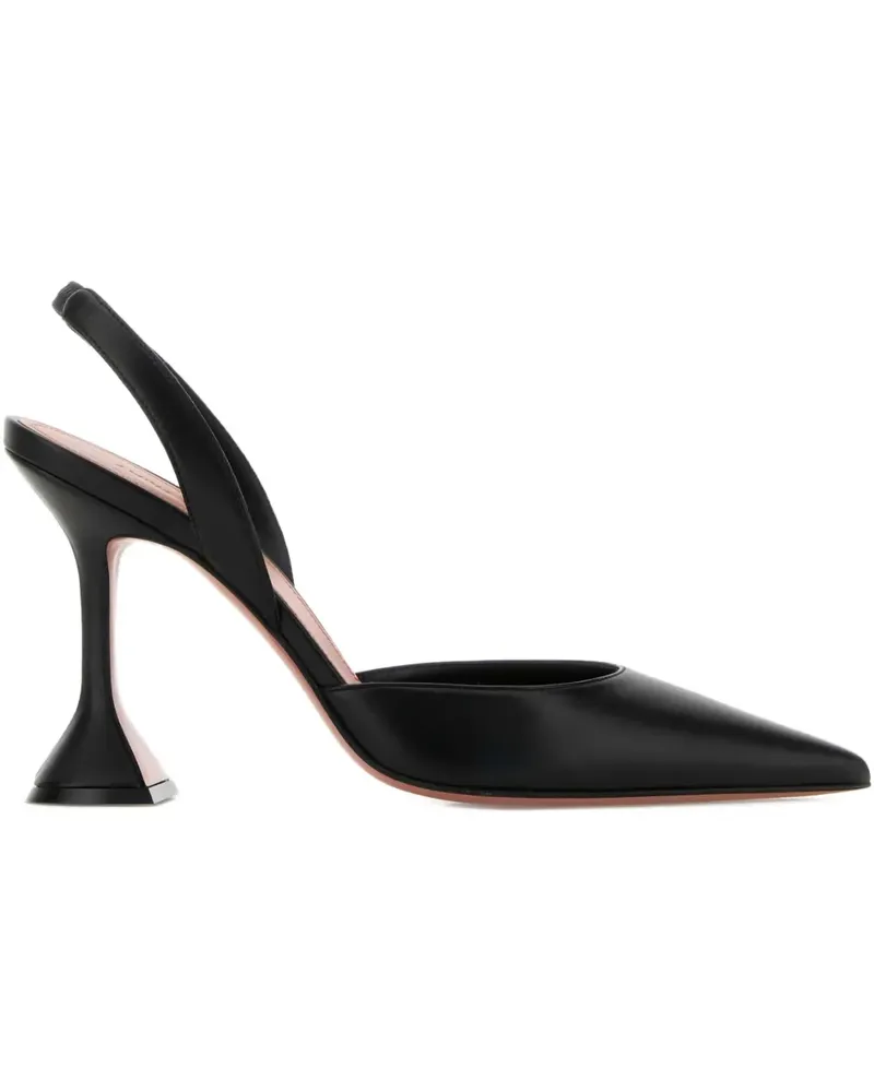 Amina Muaddi Holli Sling Pumps 95mm - Schwarz Schwarz