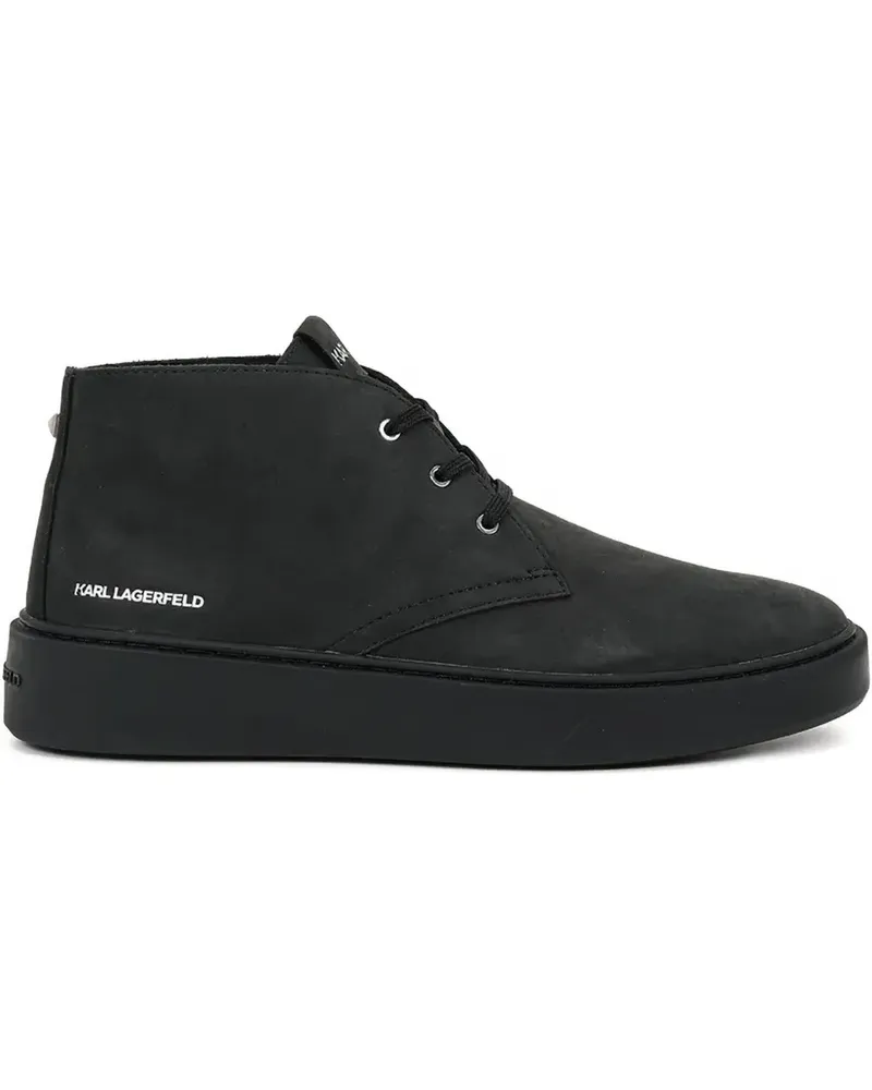 Karl Lagerfeld Schnürschuhe mit Nieten - Schwarz Schwarz