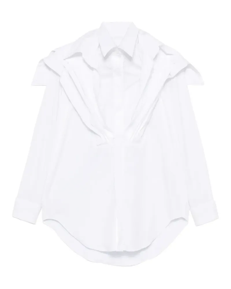 Viktor & Rolf Hemd im Layering-Look - Weiß Weiß