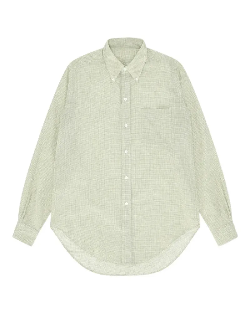 Fortela King check-pattern button-fastening shirt - Nude Nude