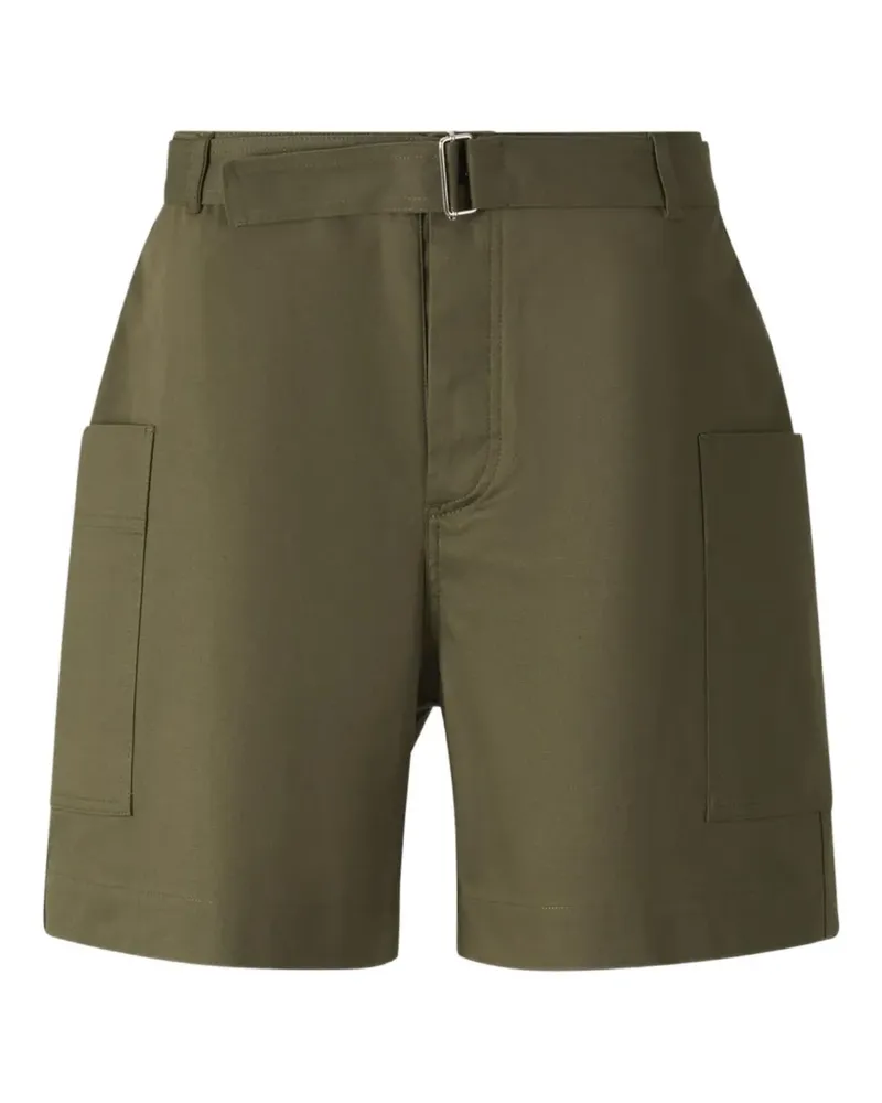 Officine Generale Daryl Bermudas mit Gürtel - Grün Grün