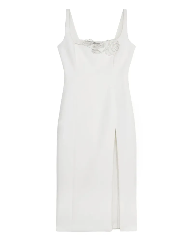 Blumarine Midikleid mit Cut-Out - Weiß Weiß