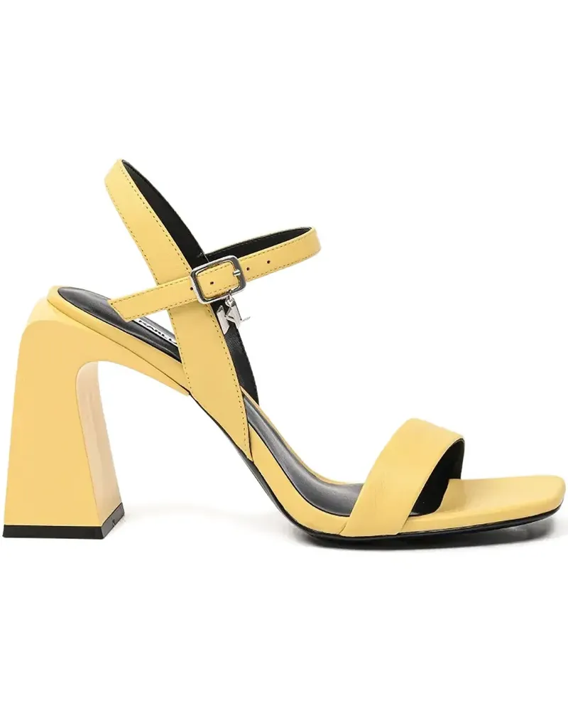 Karl Lagerfeld Sandalen mit Knöchelriemen - Gelb Gelb