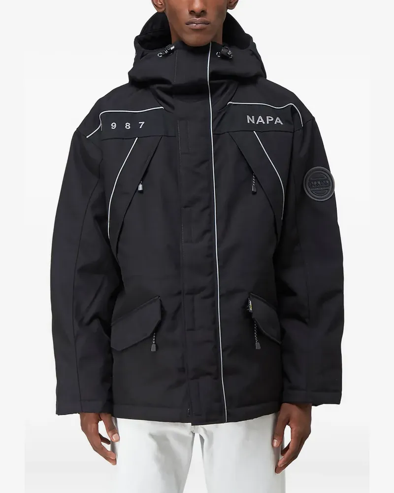 Napa By Martine Rose Epoch 3.0 Kapuzenjacke - Schwarz Schwarz