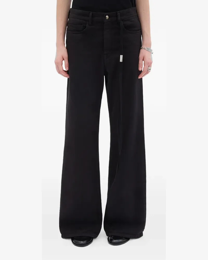 Ann Demeulemeester Genoveva Five-Pocket-Jeans - Schwarz Schwarz