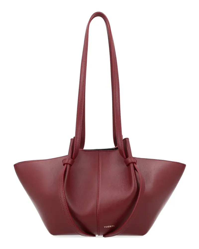 YUZEFI Mochi leather shoulder bag - Rot Rot