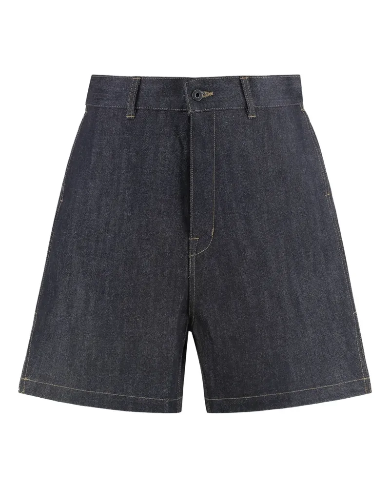 DRKSHDW by Rick Owens Shorts mit Kontraststickerei - Blau Blau