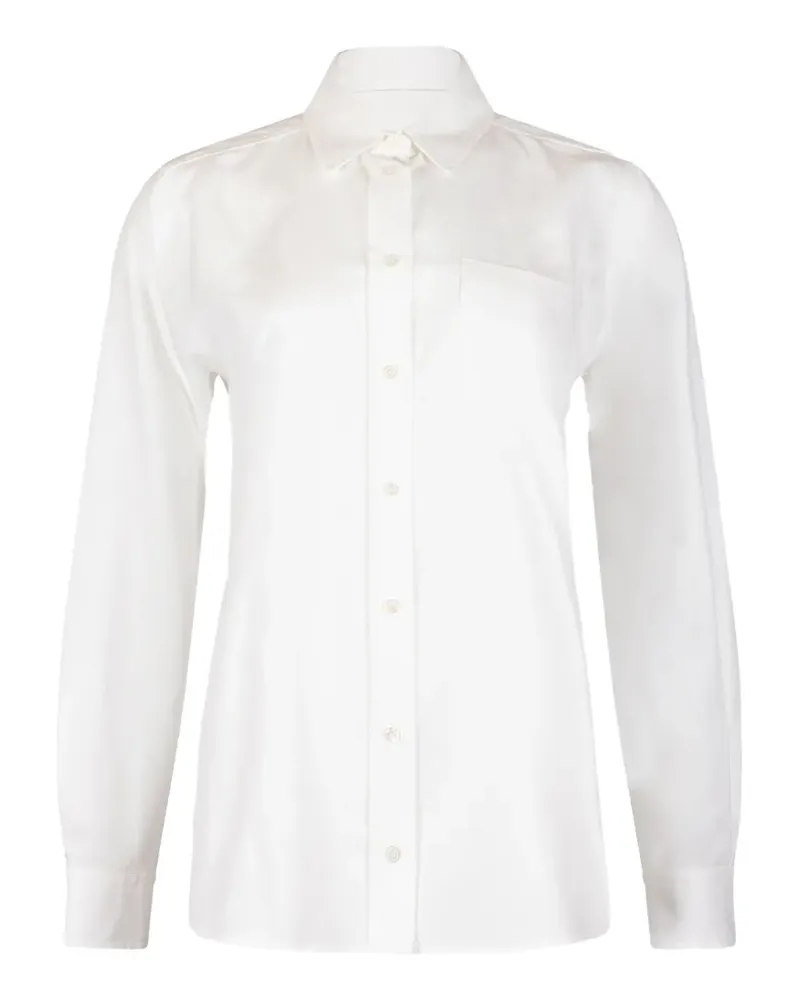 Max Mara chest-pocket button-up shirt - Weiß Weiß