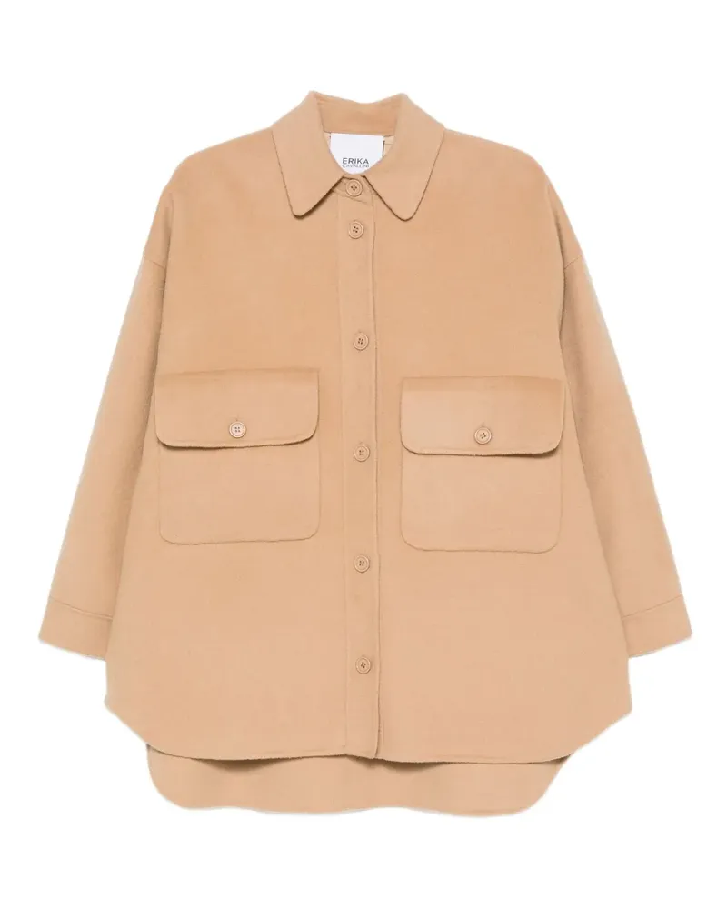 Erika Cavallini drop-shoulder jacket - Nude Nude