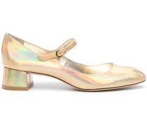 Vivienne Mary Janes 35mm - Gold
