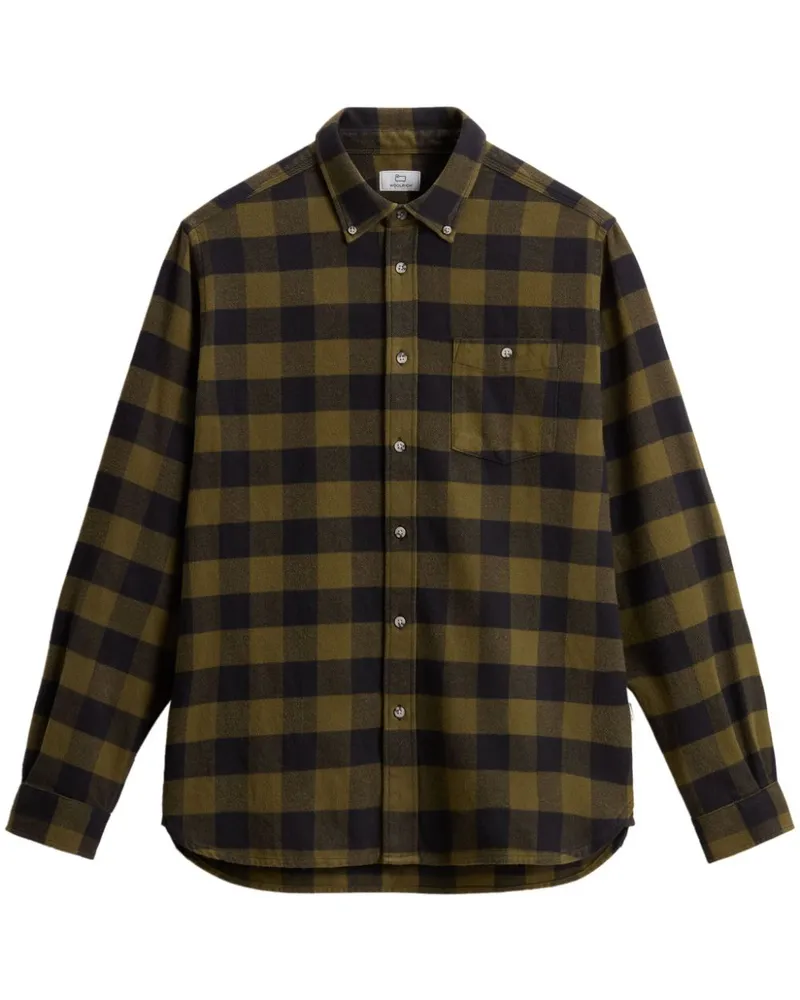 Woolrich Klassisches Flanellhemd - Grün Grün