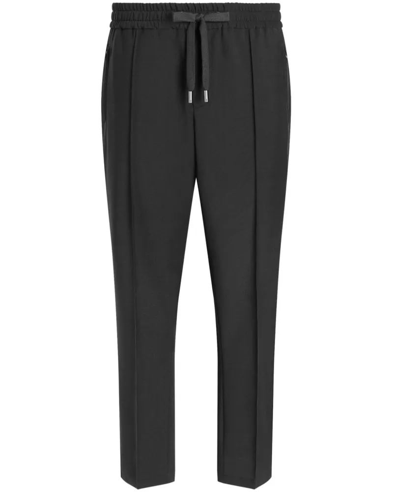 Dolce & Gabbana Hose mit Bundfalten - Schwarz Schwarz
