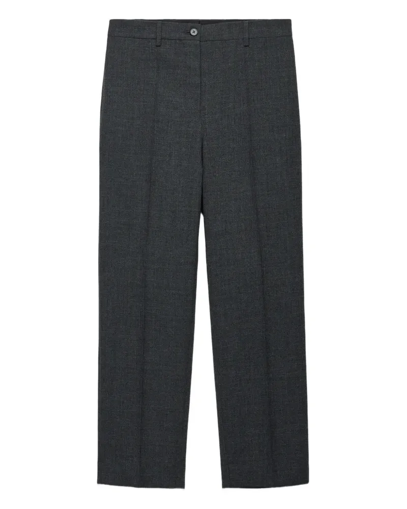 Prada Rush Hose mit Falten - Grau Grau