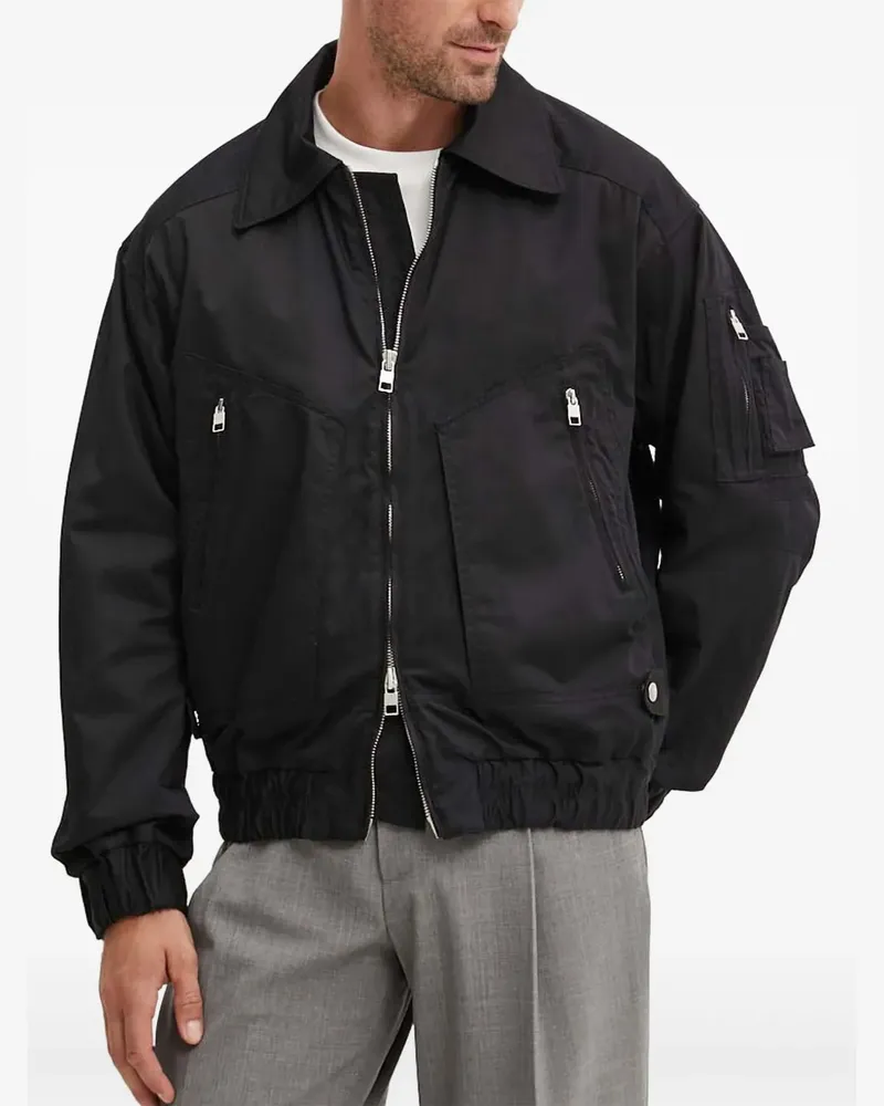 IRO Colony Jacke mit Reißverschluss - Schwarz Schwarz