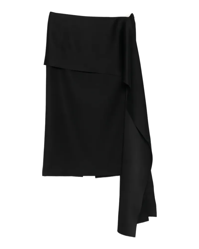 Carven Asymmetrischer Rock - Schwarz Schwarz