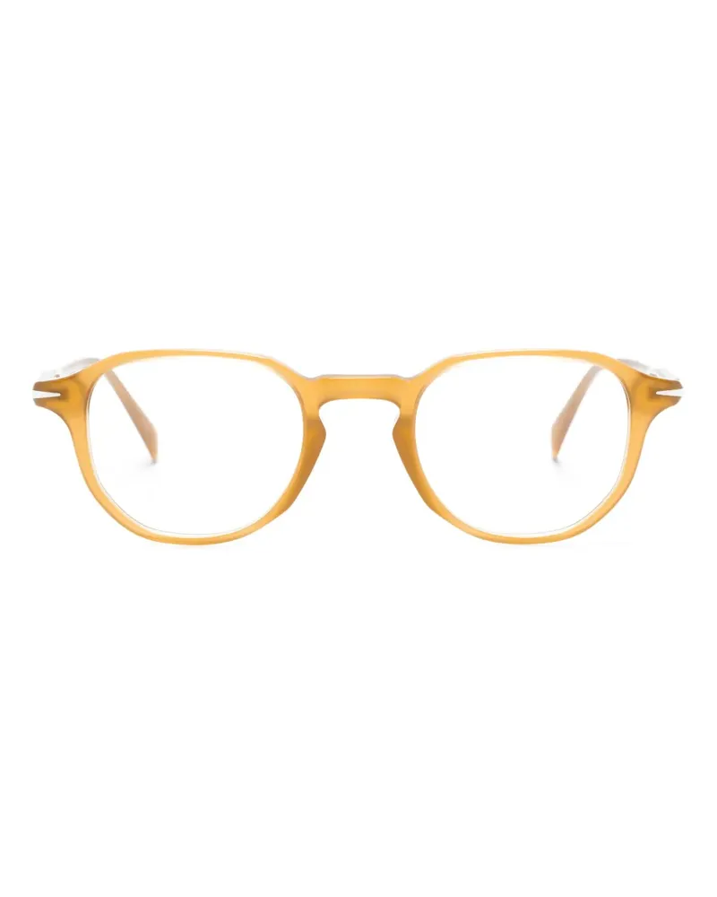 EYEWEAR by DAVID BECKHAM DB 1140 Brille mit rundem Gestell - Braun Braun
