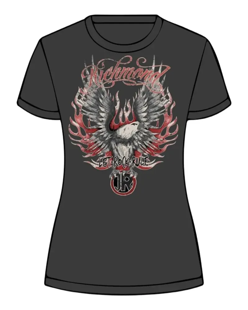 John Richmond graphic-print T-shirt - Schwarz Schwarz