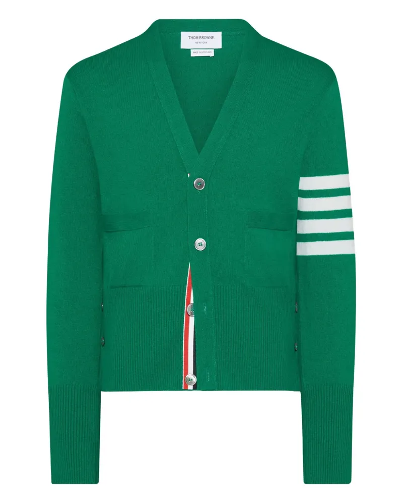Thom Browne Cardigan mit V-Ausschnitt - Grün Grün
