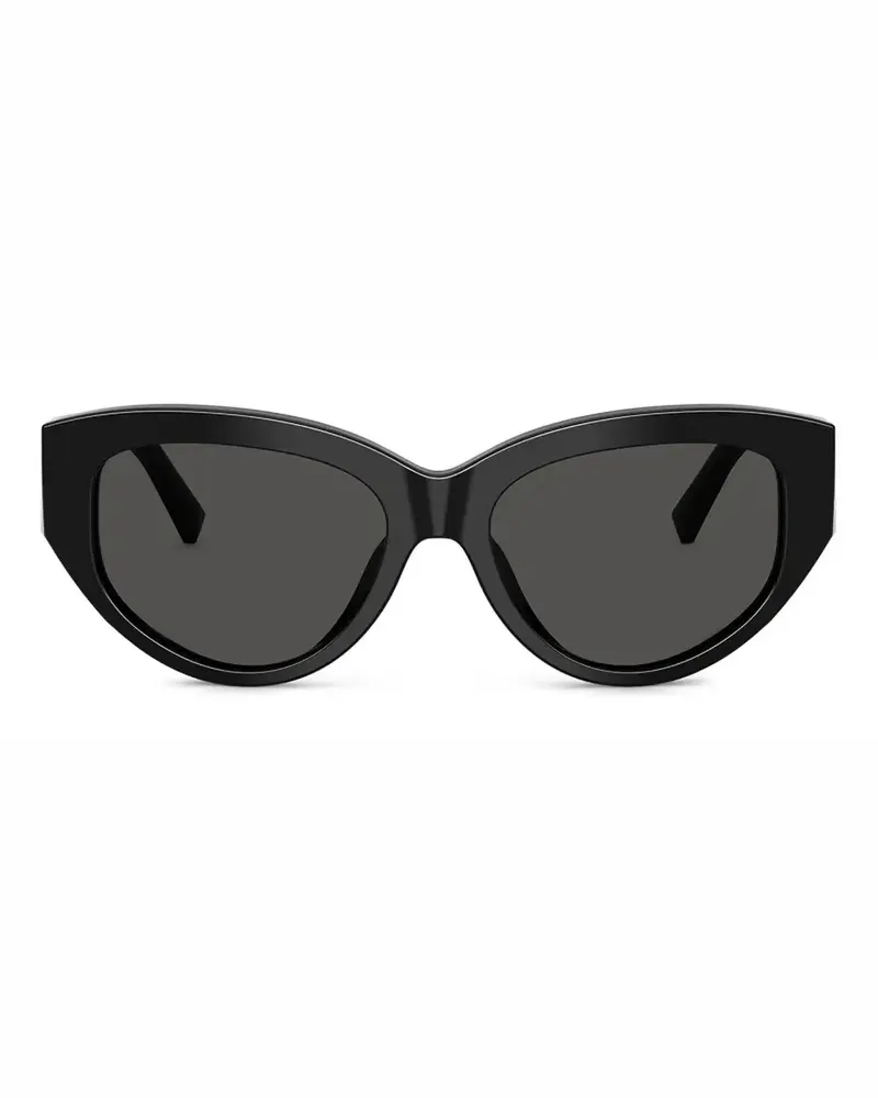 Dolce & Gabbana Sonnenbrille mit Logo - Schwarz Schwarz