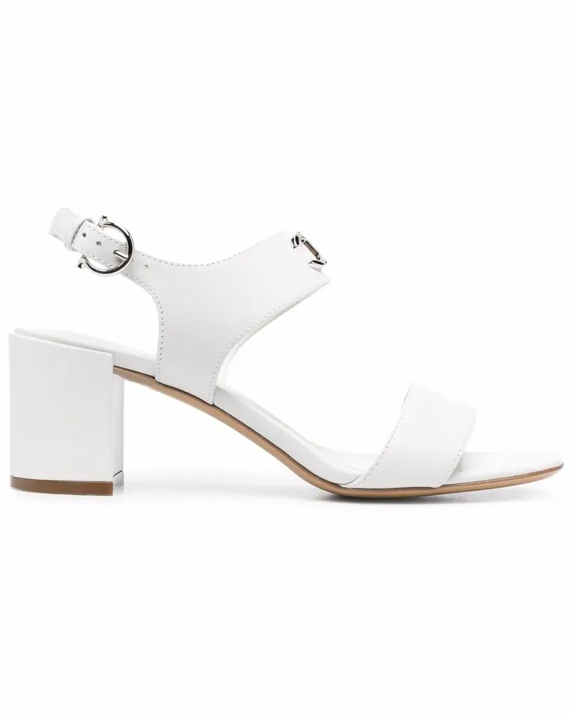 Ferragamo Gancini Sandalen 55mm - Weiß Weiß