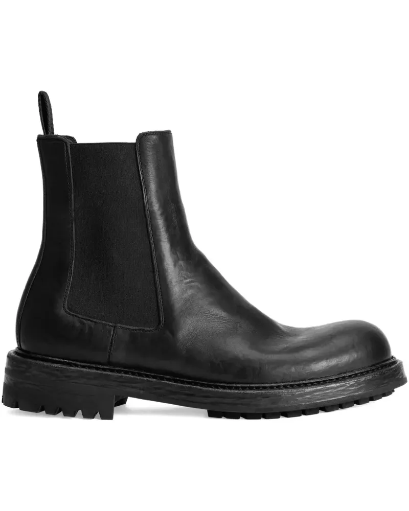 Dolce & Gabbana Stiefel aus Leder - Schwarz Schwarz