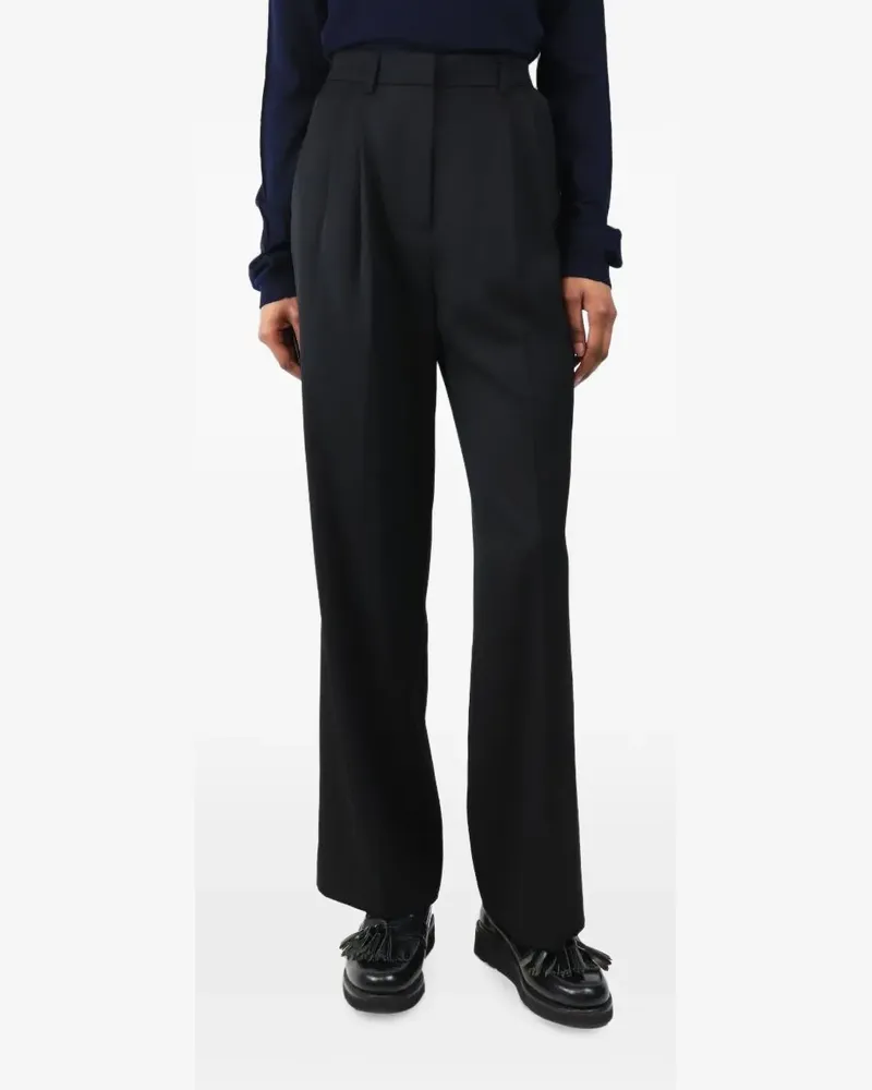 Twenty8Twelve Stanley pleated trousers - Schwarz Schwarz